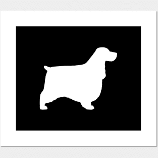 English Cocker Spaniel Silhouette Posters and Art